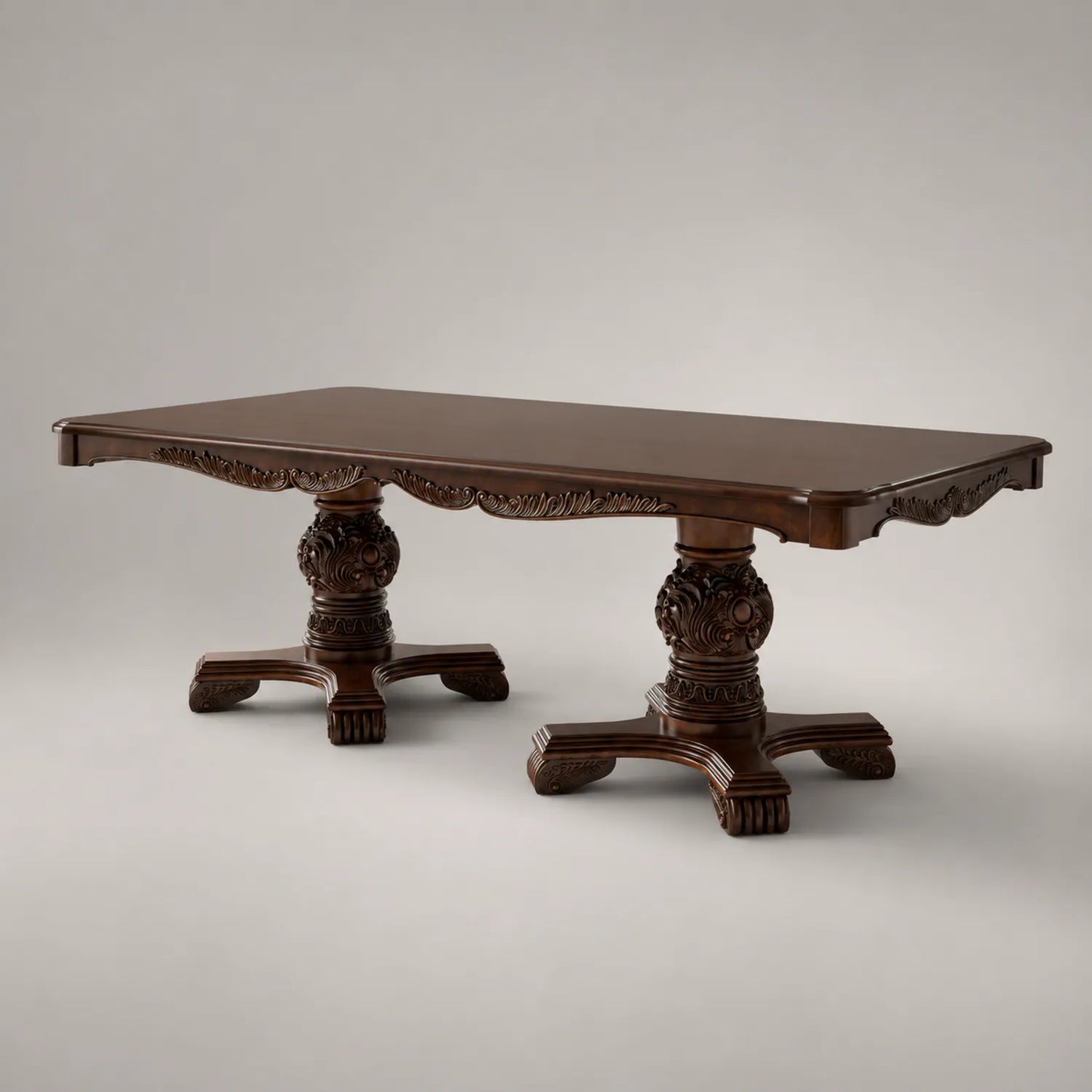 Esstisch Massivholz Dunkelbraun 200x100x75cm
