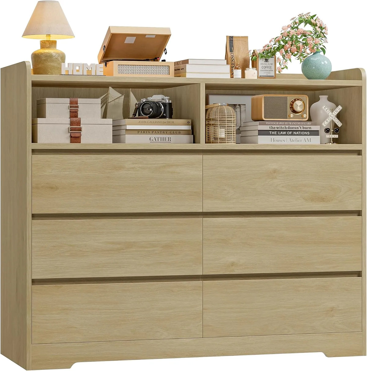 Sideboard und Anrichte – mit Schubladen, 6 Schubladen, 120 × 40 × 100cm, 120cm
