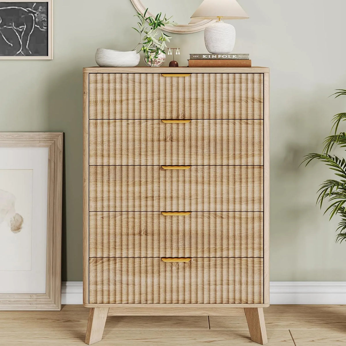 Sideboard und Anrichte – aus Holz, 73 × 40 × 110 cm