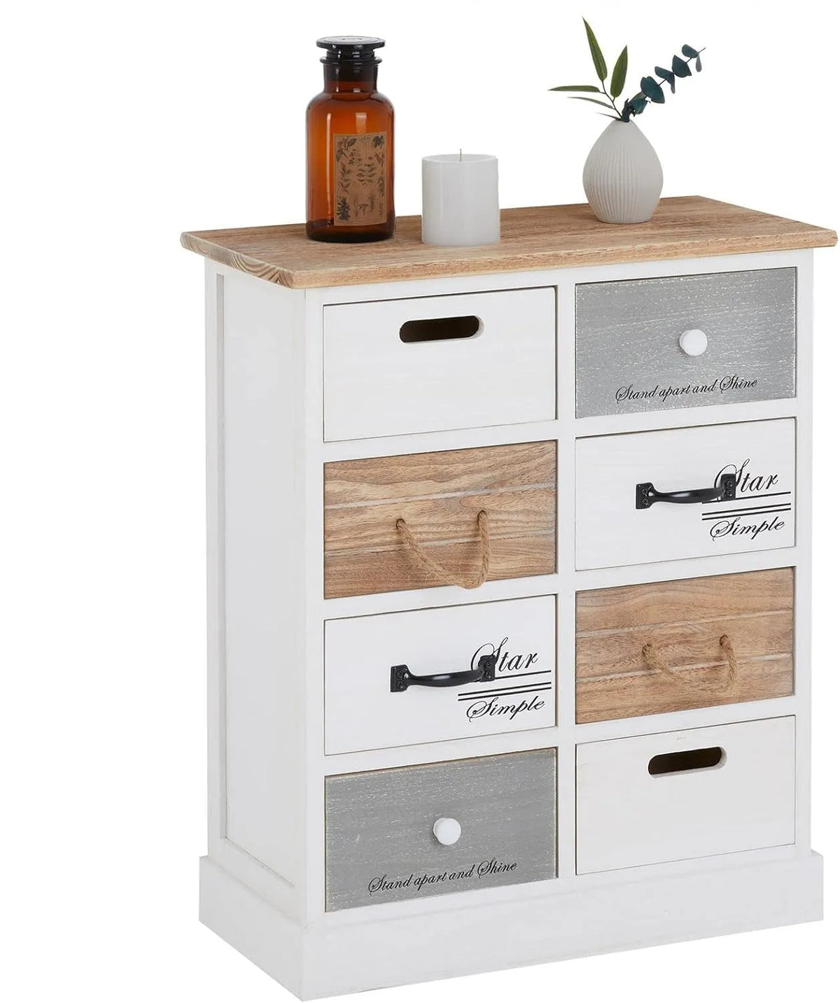 Sideboard und Anrichte – mit Schubladen, weiß