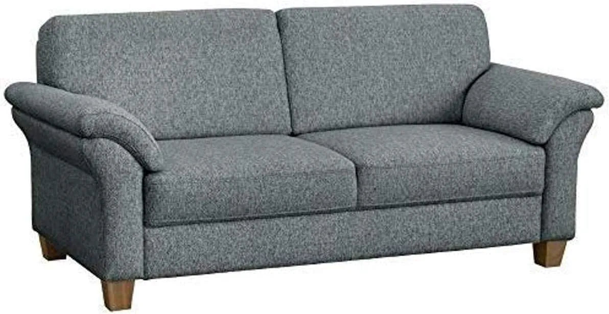 Sofagarnitur — 3-Sitzer, 186 × 87 × 88, grau