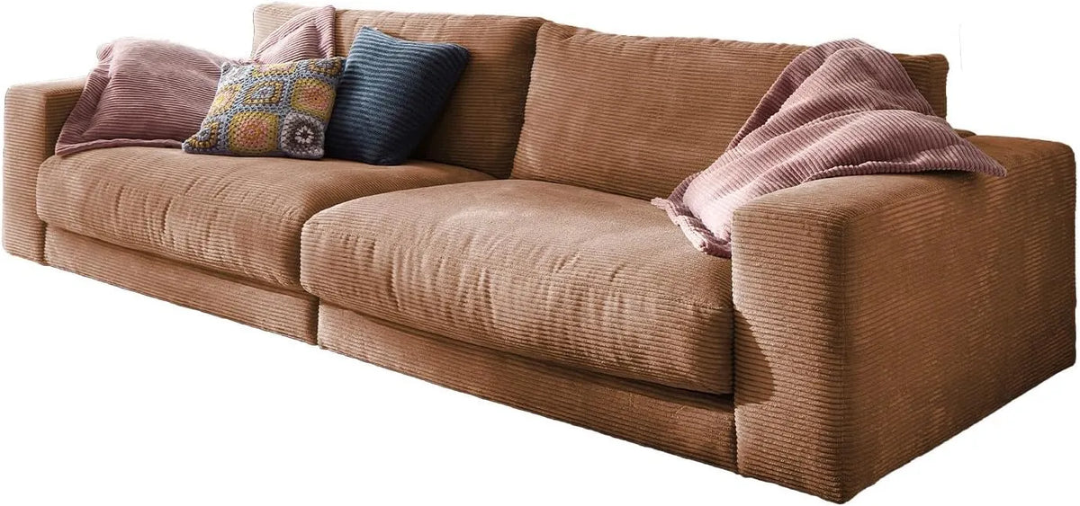 Sofa — mit Cordbezug, 3-Sitzer