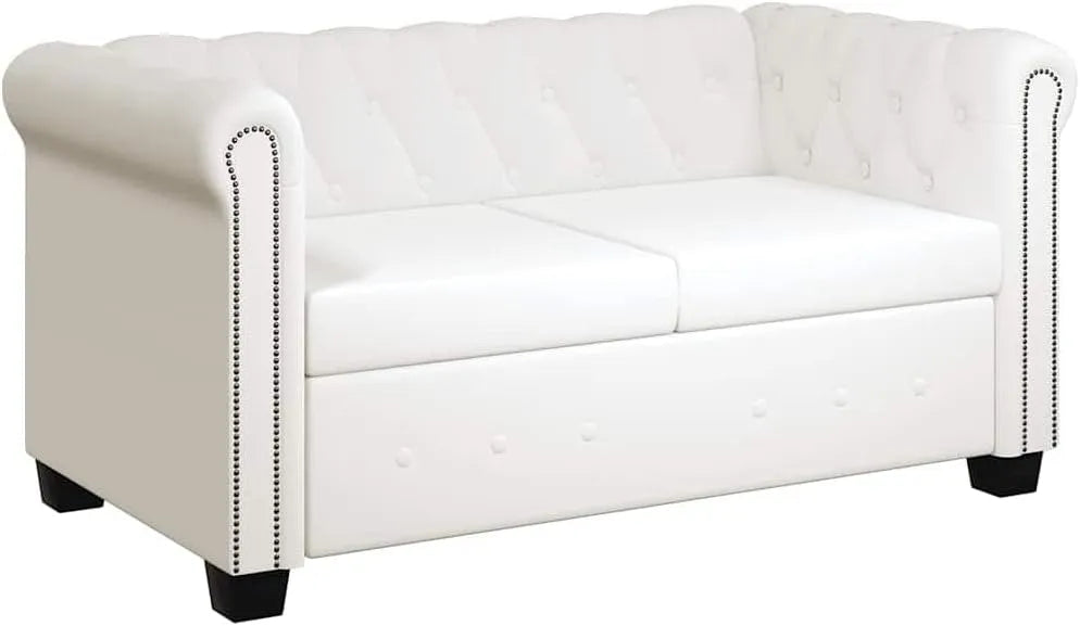 Sofa – aus PU-Leder, 2-Sitzer