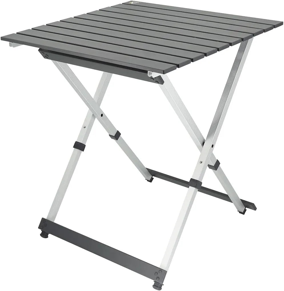 Gartentisch und Terrassentisch – klappbar, aus Aluminium, tragbar, 63 × 63 cm