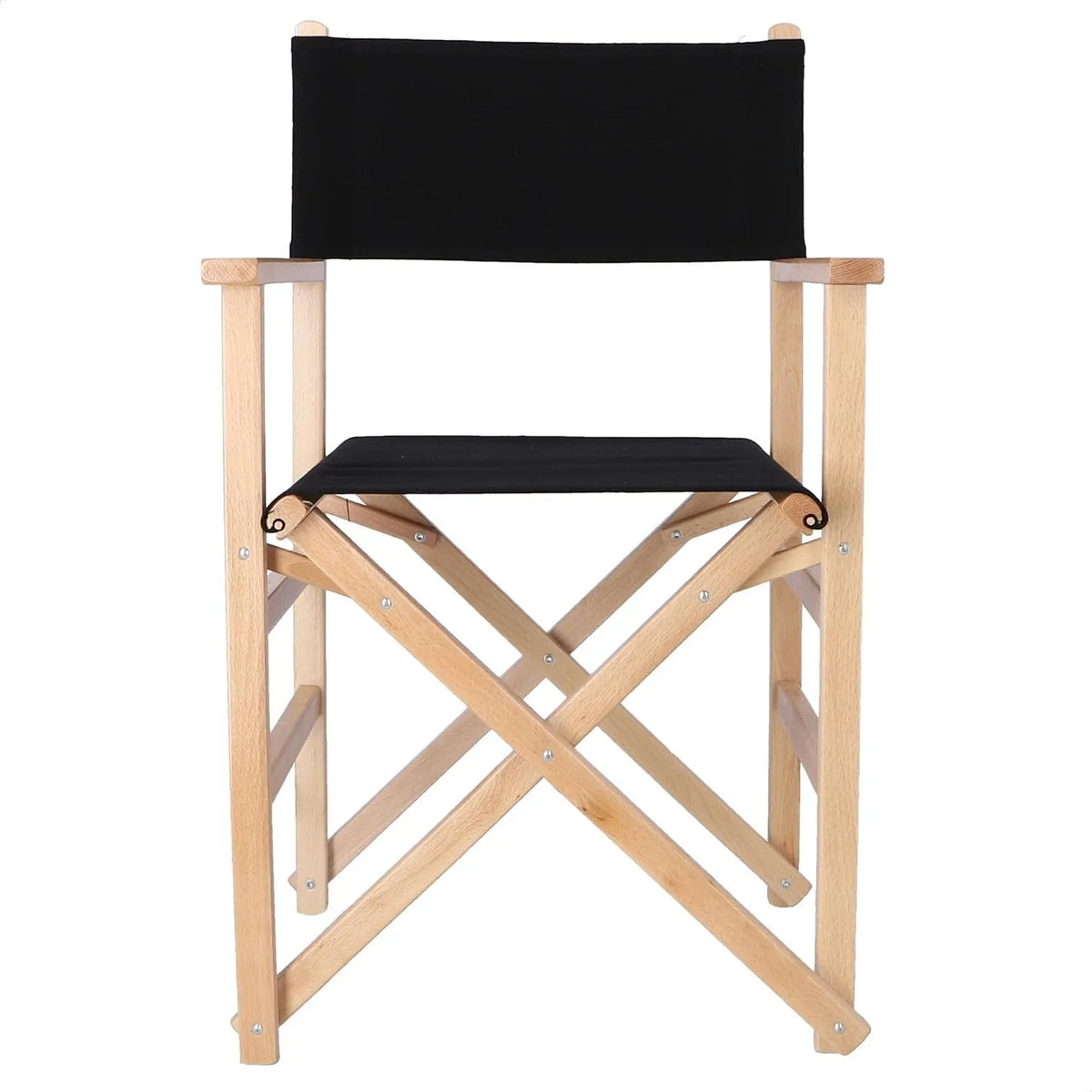 Aranaz Gerader Klappsessel aus Holz — 51 × 46 × 86 cm, schwarz
