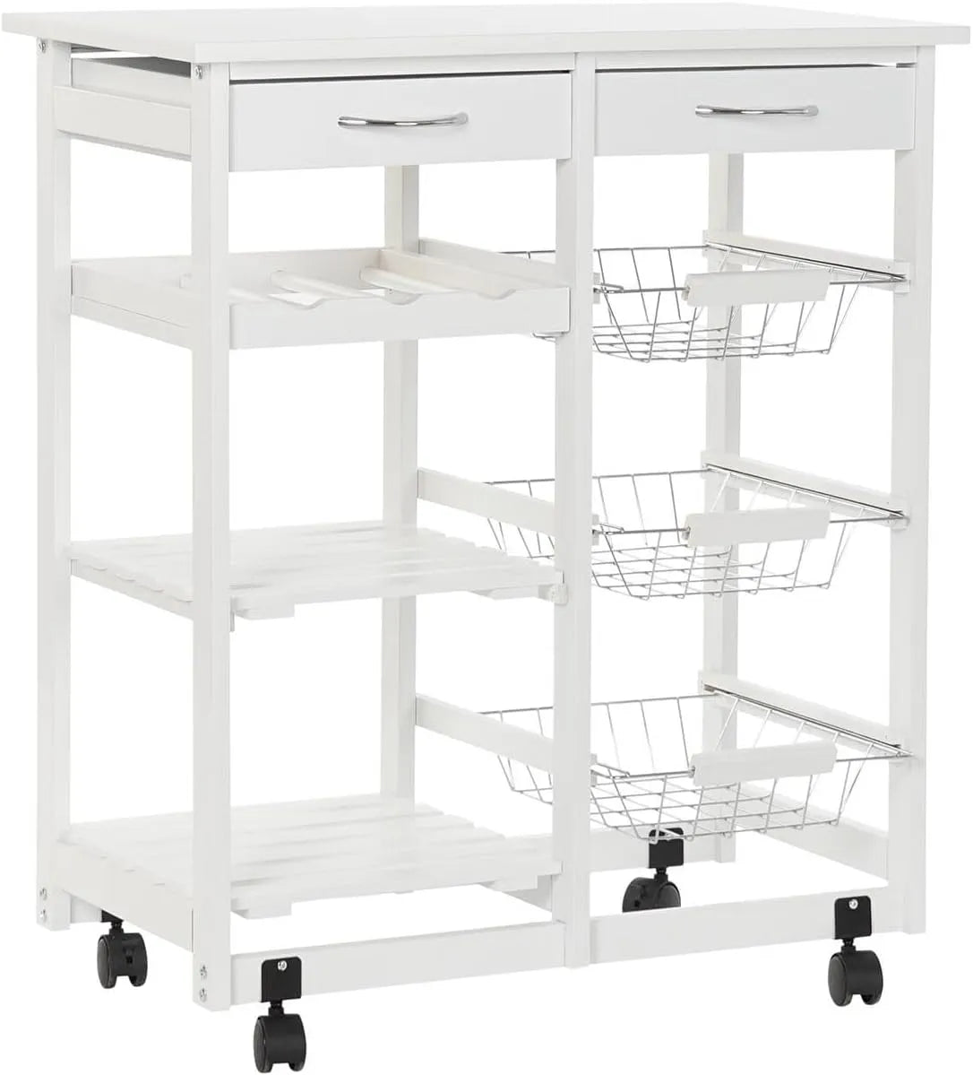 Bücherregal und Standregal: aus Holz, mit Schubladen, 2 Schubladen, 67 × 37 × 79 cm