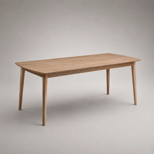 Esszimmertisch aus Eichenholz 200x90x75 cm