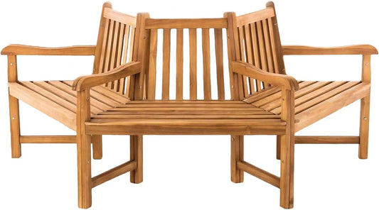 Baumbank — HANIM, aus Holz, 200 × 100 × 90 cm
