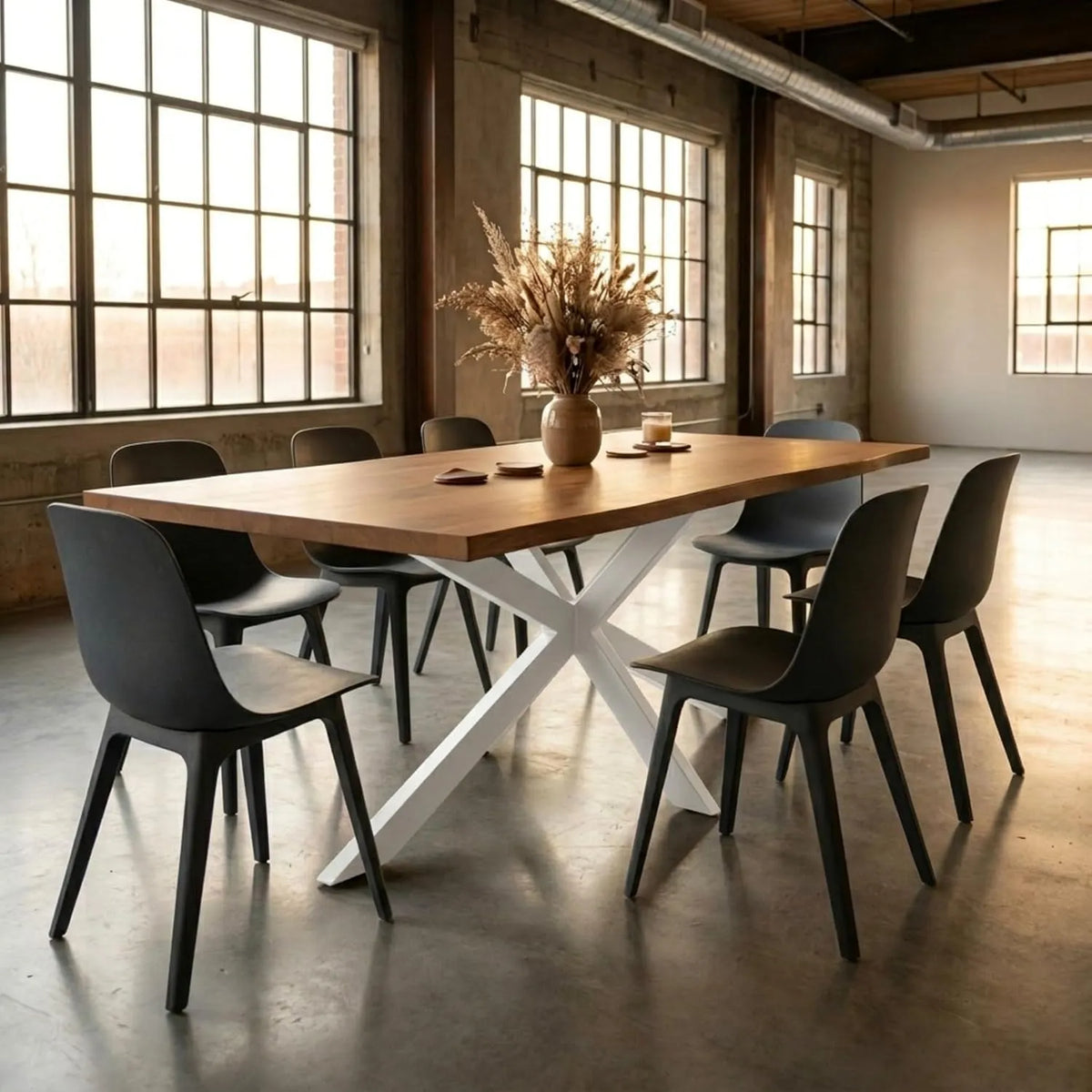 Esstisch und Esszimmertisch: aus Holz, 160 × 85 cm, 40mm, weiß