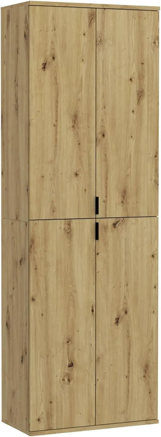 Garderobenschrank — mit Kleiderstange, 4 Türen, 193 cm