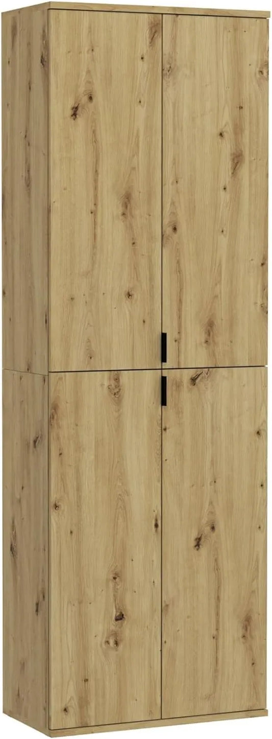 Garderobenschrank — mit Kleiderstange, 4 Türen, 193 cm