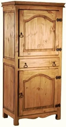 Aufbewahrungsschrank: aus Massivholz, 86 × 185 × 45 cm