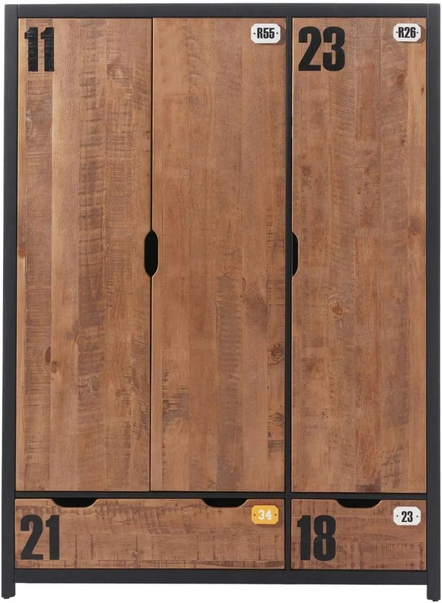 Aufbewahrungsschrank — 3 Türen, 55 × 200 cm