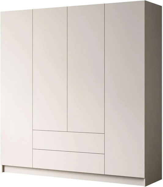 Kleiderschrank und Garderobenschrank — 3D-/4D-Technologie, mit Schubladen, mit Spiegel