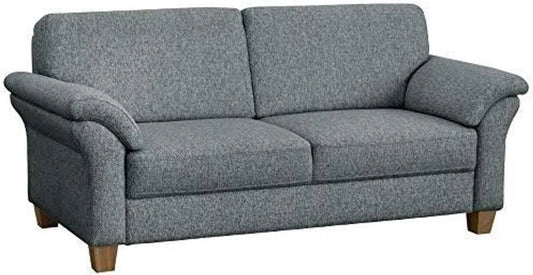 Sofagarnitur — 3-Sitzer, 186 × 87 × 88, grau