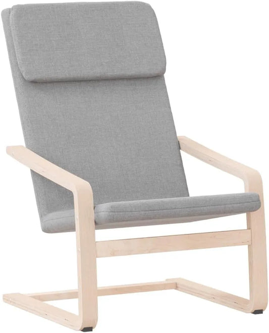 Relaxsessel und Fernsehsessel – atmungsaktiv, 59 × 82 × 98 cm, grau, mit Stoffbezug