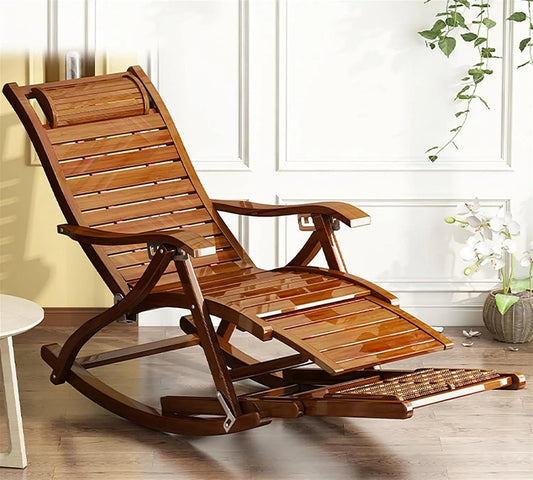 Relaxsessel und Fernsehsessel: aus Holz, Zero-Gravity-Position, mit Rückenlehne, mit Schaukelfunktion, klappbar