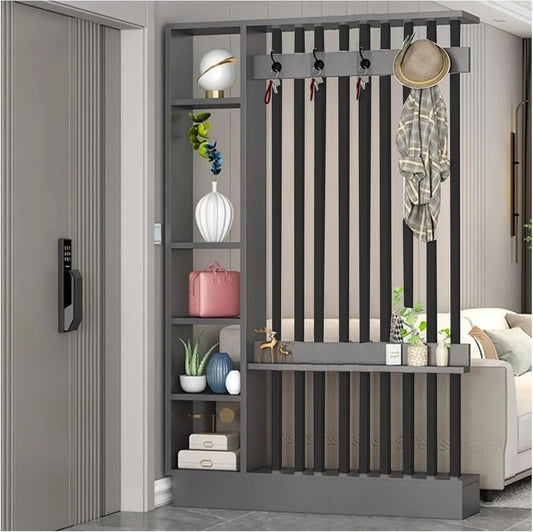 Raumteiler – freistehend, 140cm, grau