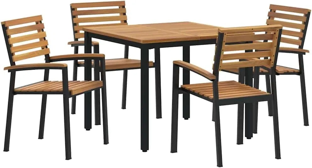 Esstisch und Esszimmertisch – 200 × 90 cm, schwarz