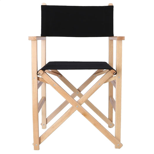 Aranaz Gerader Klappsessel aus Holz — 51 × 46 × 86 cm, schwarz