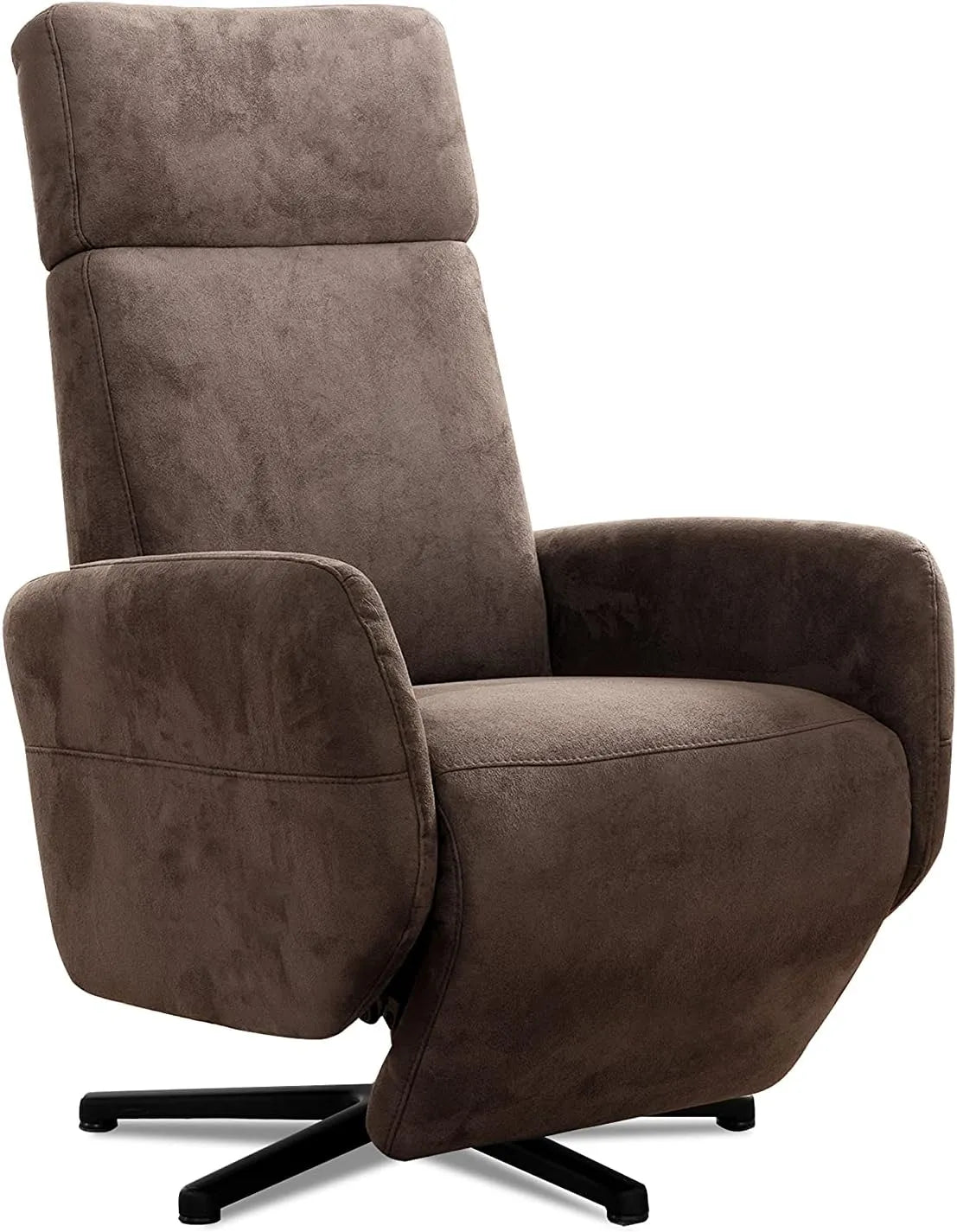 Relaxsessel und Fernsehsessel — mit Relaxfunktion, mit Liegefunktion, verstellbar, 71 × 110 × 82, 130 kg, braun, mit Lederbezug