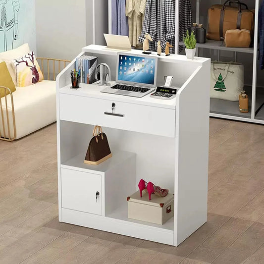 Aufbewahrungsschrank: MDF, mit Schubladen, 60 × 40 × 92cm, weiß