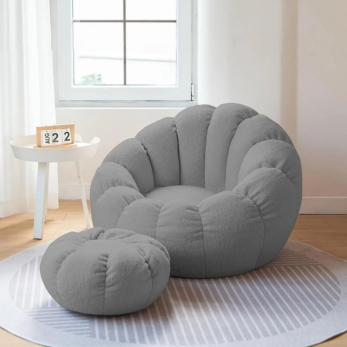 Sitzsack — Schaumstoffpolsterung, mit Stauraum