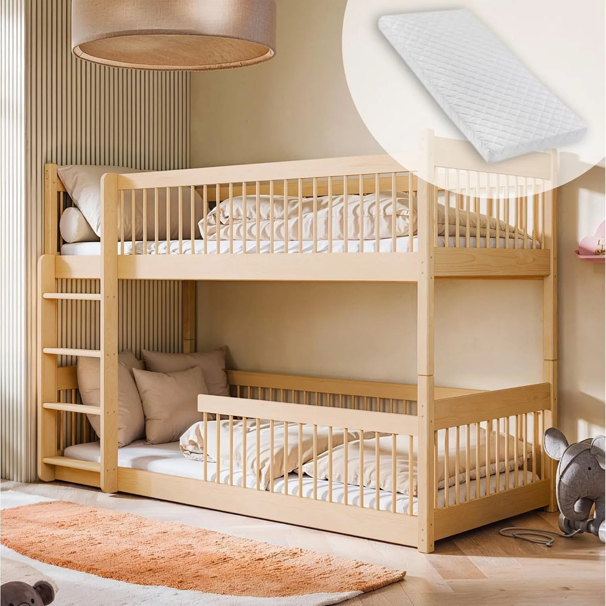 Kinderbett — für Kinder, 80 × 180, 90 × 190, 90 × 200 cm, 80 × 180 cm