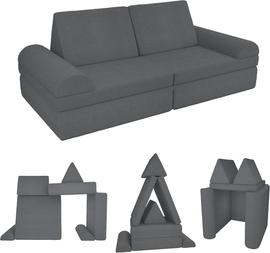 Kinderzimmer-Set: Cord, für Kinder, modular, mit Cordbezug, Schaumstoffpolsterung