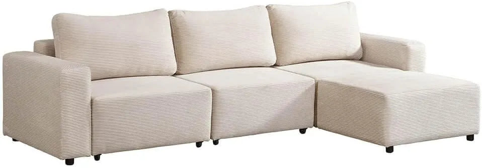 Schlafsofa und Sofabett – Vina, modular, mit Stauraum, mit Schlaffunktion, beige