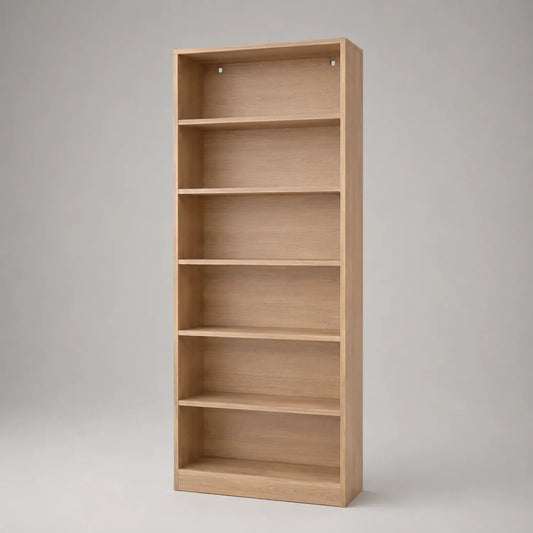 Bücherregal Eichenholz 6 Ebenen 200 cm