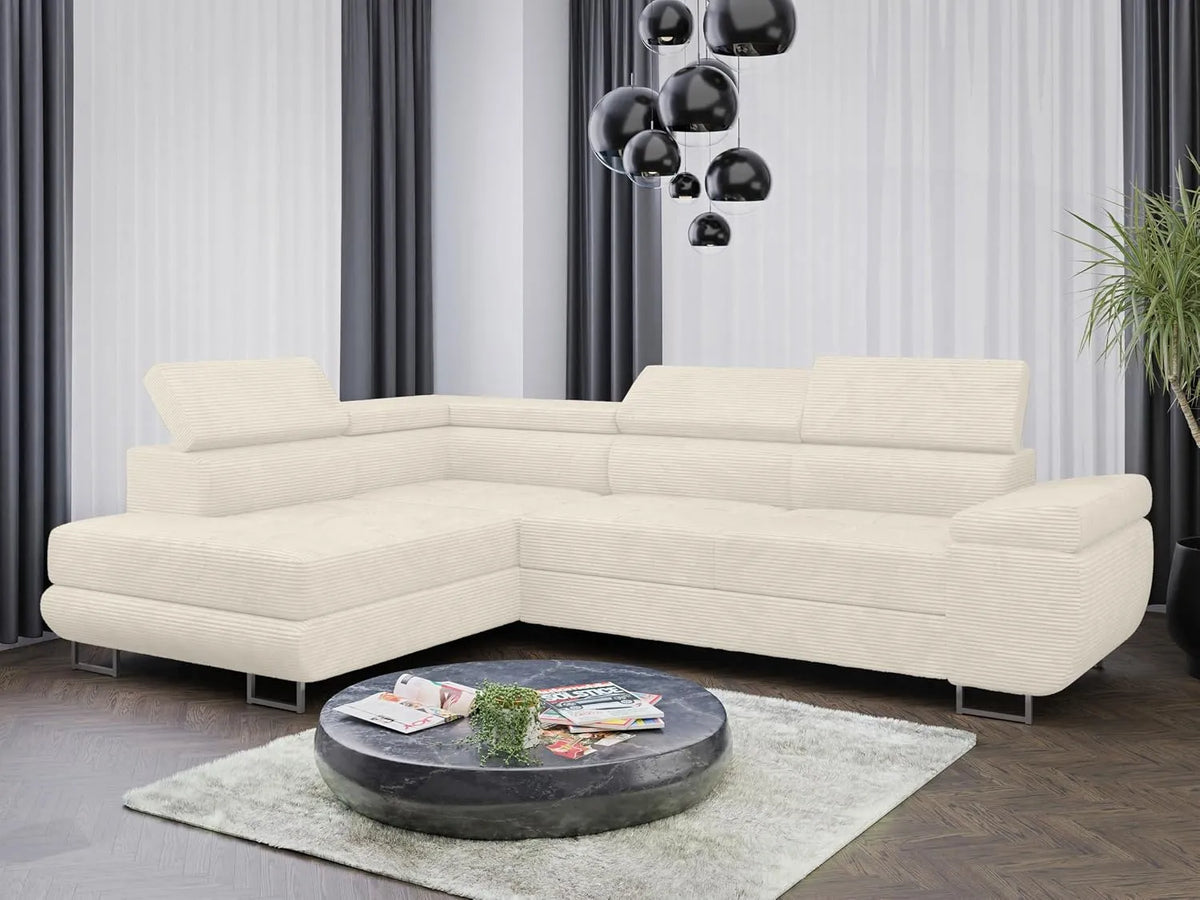 Ecksofa und Wohnlandschaft — ALMA, linke Ausrichtung, mit Schlaffunktion