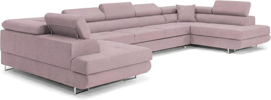 Ecksofa und Wohnlandschaft – BIG, U-Form, mit Bettkasten, mit Schlaffunktion, 3-Sitzer