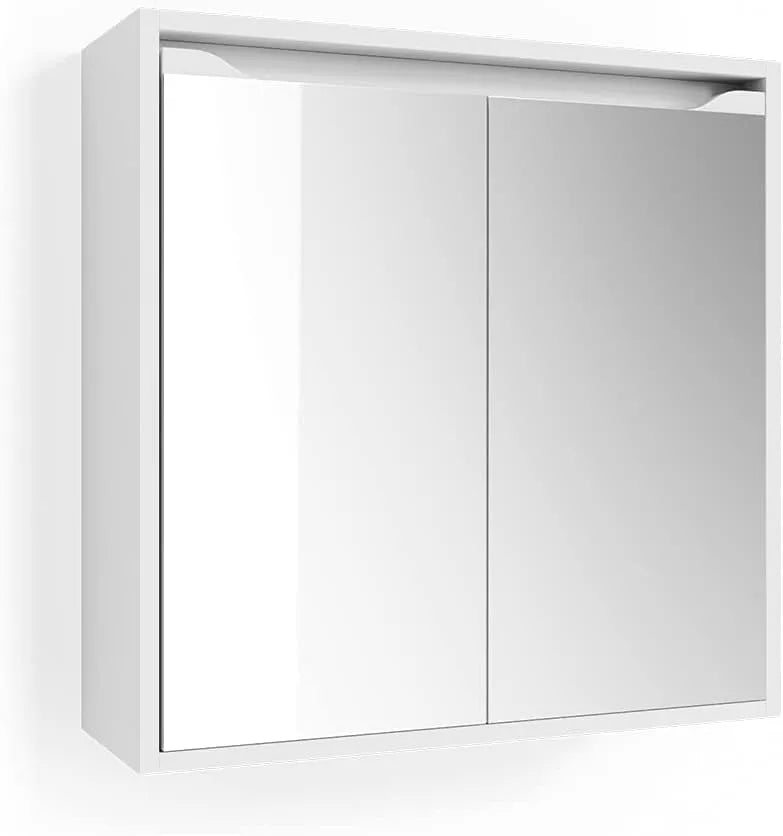Vicco Badspiegelschrank Ruben – mit Spiegel, 60 × 60 cm, weiß