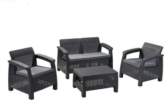 Keter Gartenmöbel-Set und Lounge-Set — grau