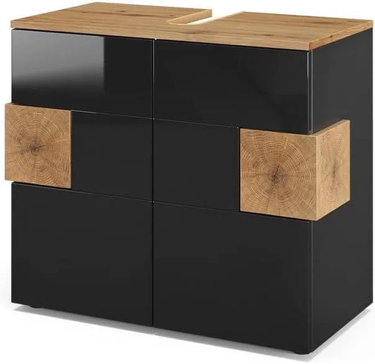 Vicco Waschbeckenunterschrank – Wandmontage, 73.1 × 64 cm, anthrazit