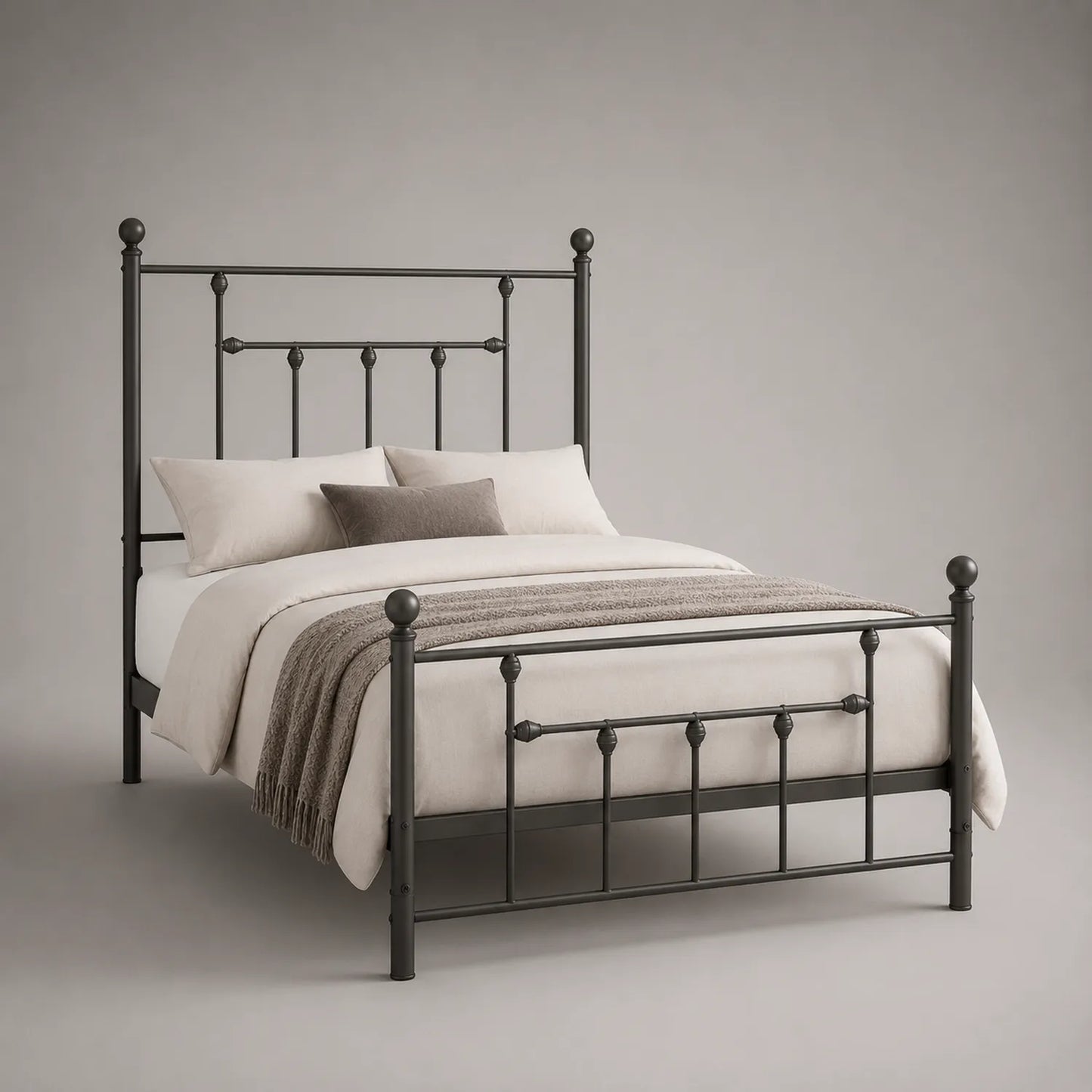 Metallbett mit Rahmen 140x200 cm