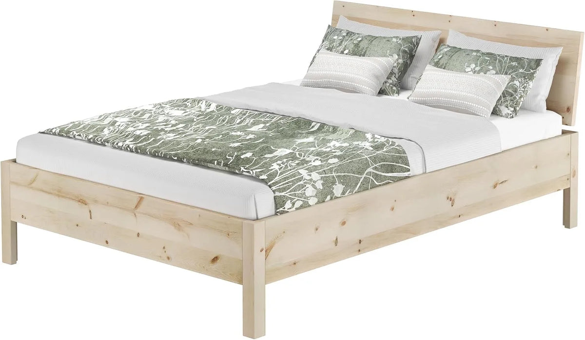 Bettgestell und Bettrahmen — V-60.95, aus Holz, 140 × 200, Erst-Holz V-60.95, aus Metall