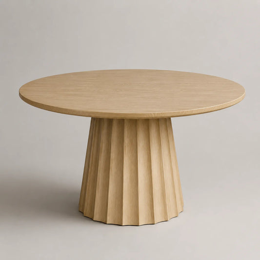 Runder Tisch aus Eichenholz Ø120 cm